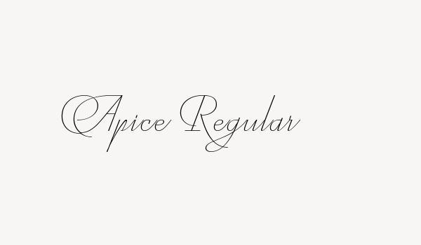 Apice Regular Font