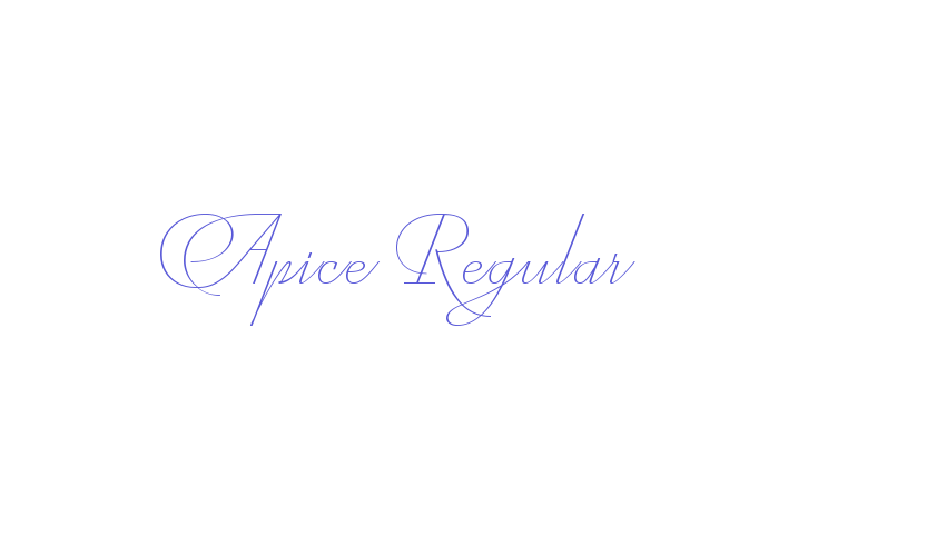 Apice Regular Font Download