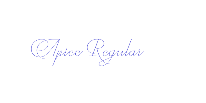 Apice Regular Font Download