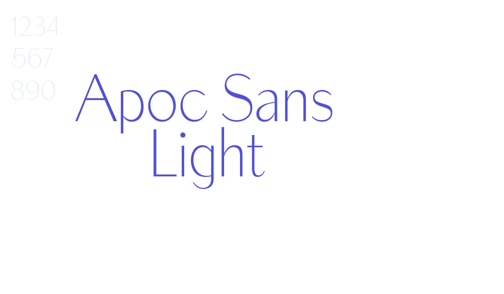 Apoc Sans Light-font-download