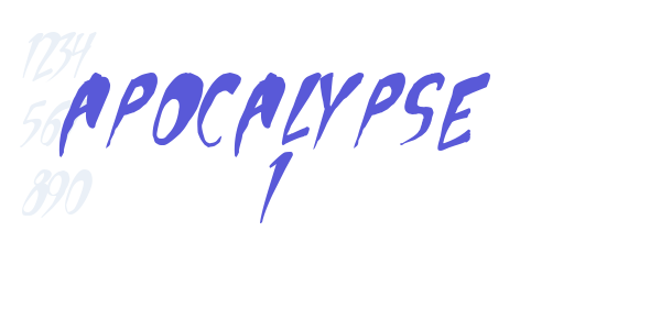 Apocalypse 1 font free