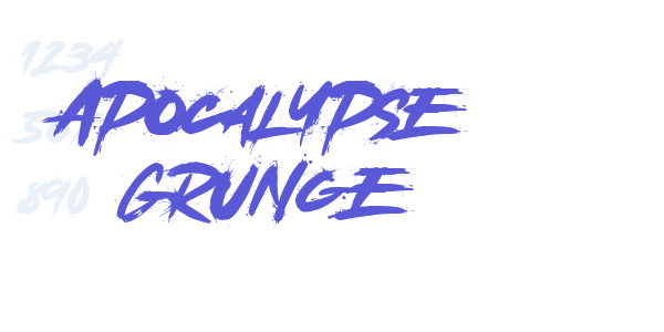 Apocalypse Grunge font free