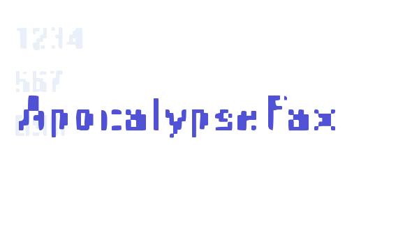 ApocalypseFax font download