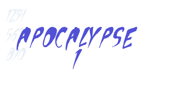 Apocalypse 1 font download