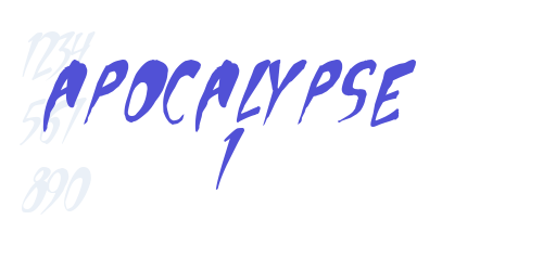 Apocalypse 1-font-download