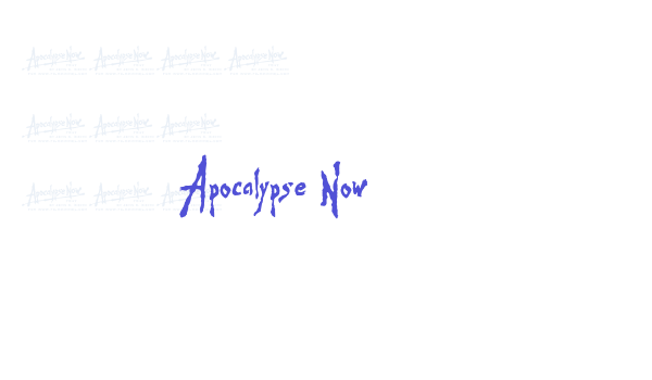 Apocalypse Now font download