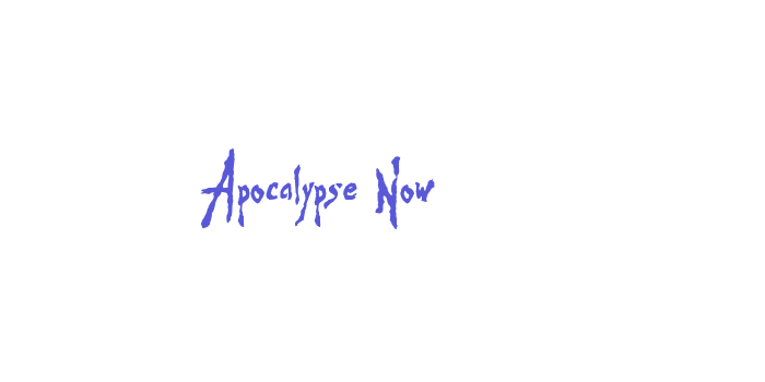 Apocalypse Now Font