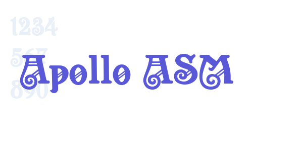 Apollo ASM font free