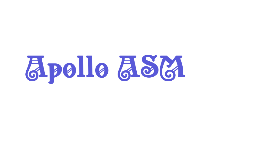 Apollo ASM Font Download