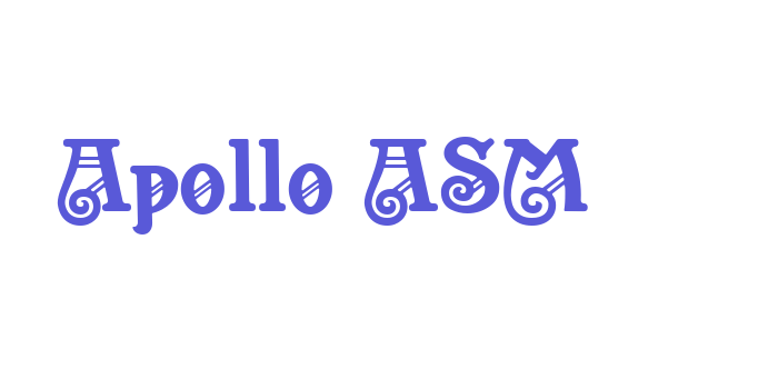 Apollo ASM Font Download