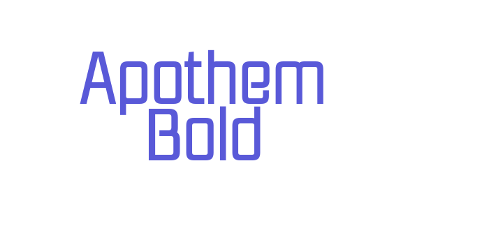 Apothem Bold Font Download