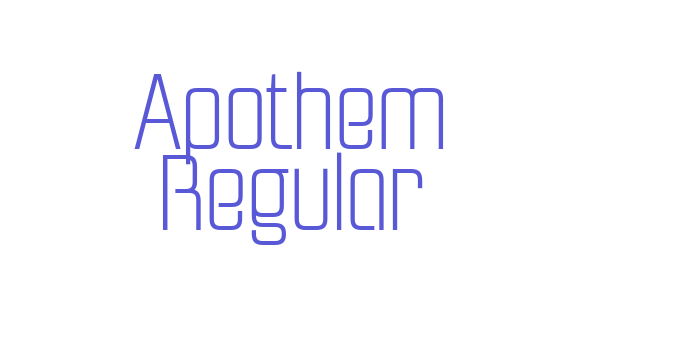 Apothem Regular Font Download