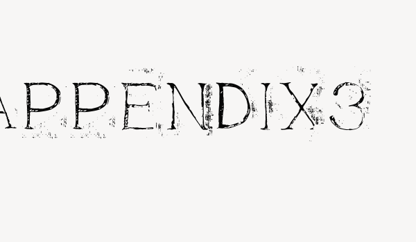 Appendix3 Font