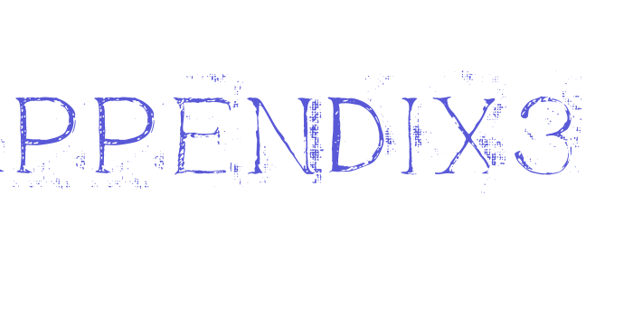 Appendix3 Font