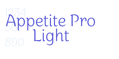 Appetite Pro Light-font-download