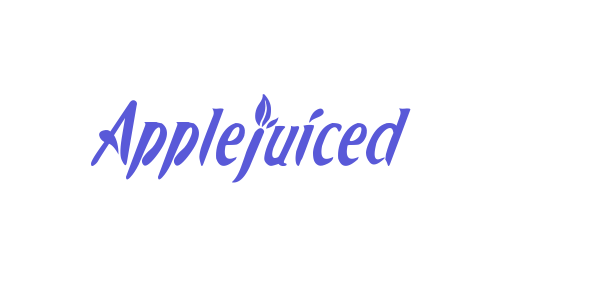 AppleJuiced font