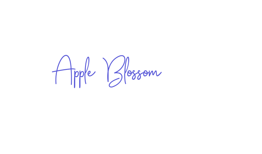 Apple Blossom Font Download