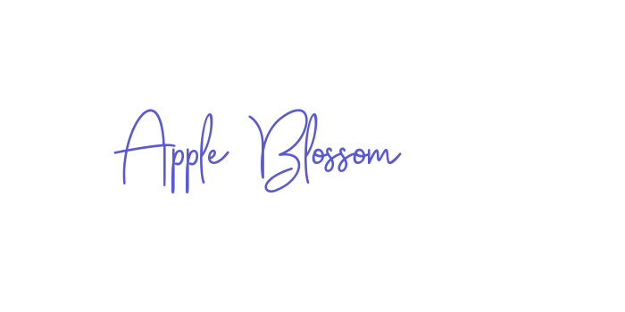 Apple Blossom Font Download