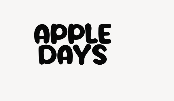 Apple Days Font