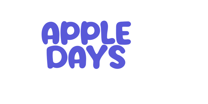 Apple Days Font Download