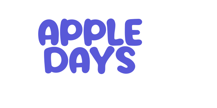 Apple Days Font