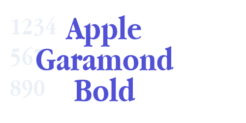 Apple Garamond Bold