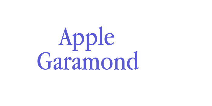 Apple Garamond Font Download