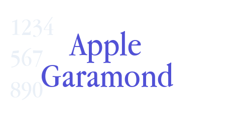 Apple Garamond