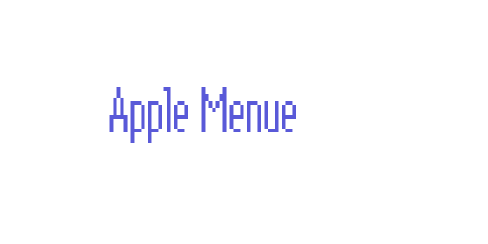 Apple Menue Font Download