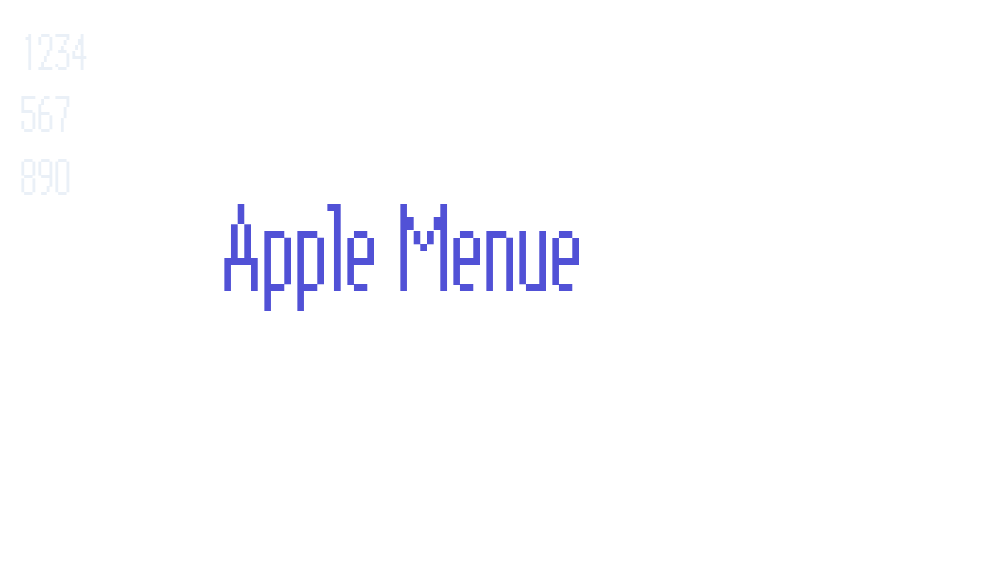 Apple Menue-font-download