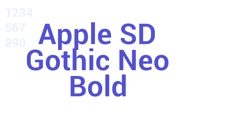 Apple SD Gothic Neo Bold-font-download