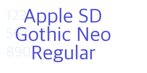 Apple SD Gothic Neo Regular-font-download