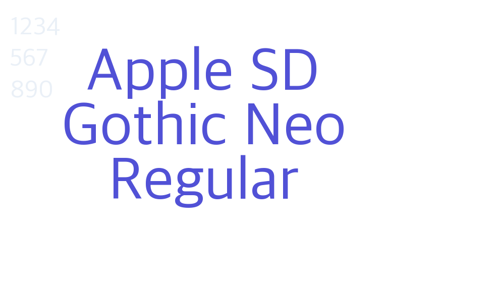 Apple SD Gothic Neo Regular-font-download