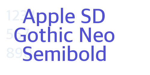 Apple SD Gothic Neo Semibold-font-download