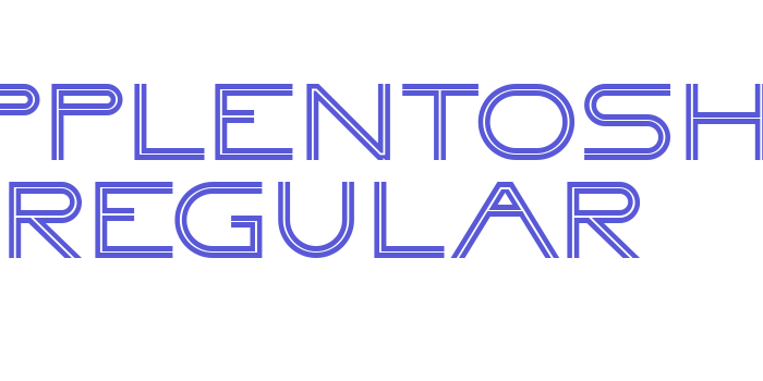 Applentosh Regular Font