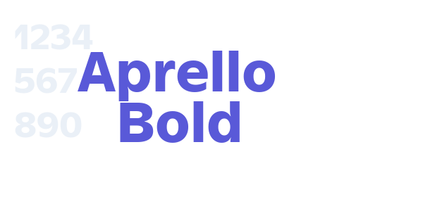 Aprello Bold font free