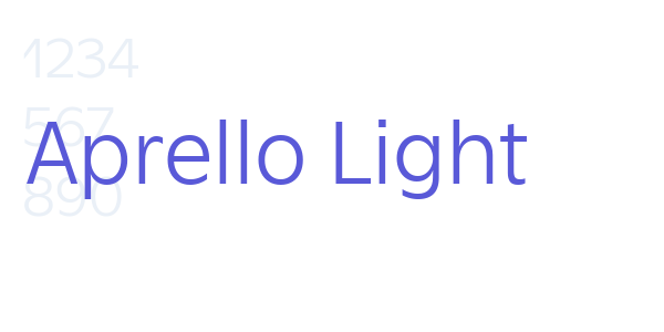 Aprello Light font free