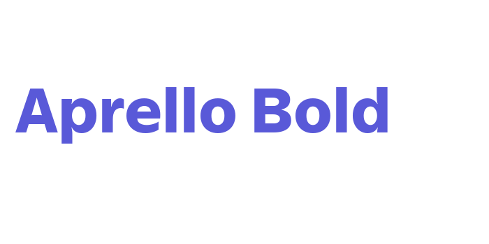 Aprello Bold Font Download