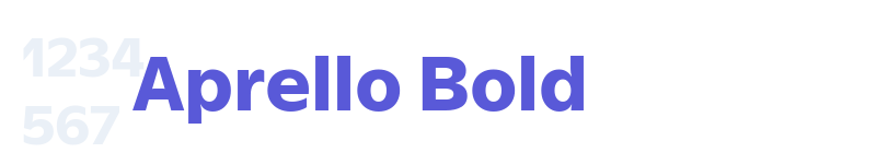 Aprello Bold-related font