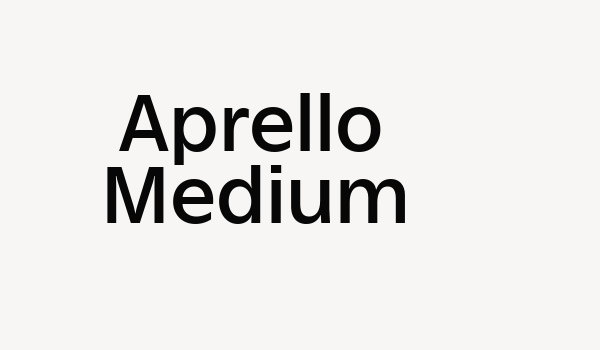 Aprello Medium Font