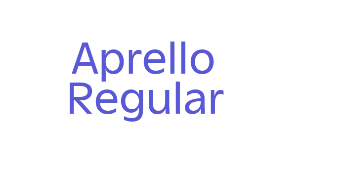 Aprello Regular Font Download