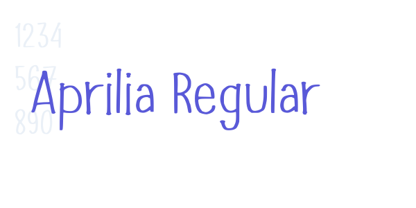 Aprilia Regular font free