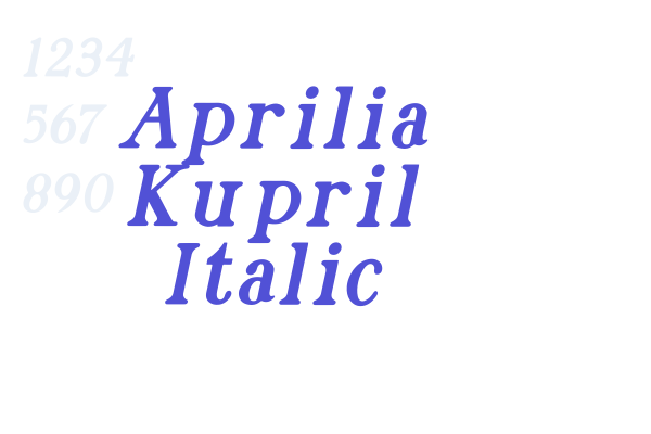 Aprilia Kupril Italic