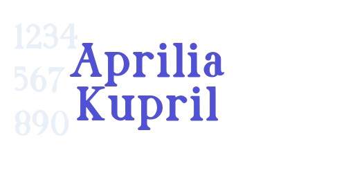 Aprilia Kupril-font-download