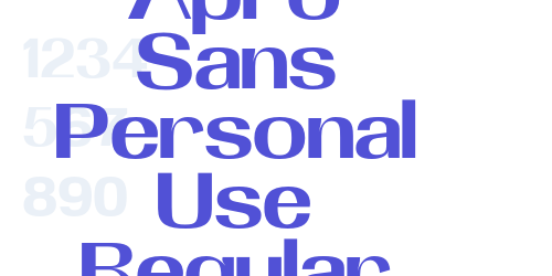 Apro Sans Personal Use Regular-font-download