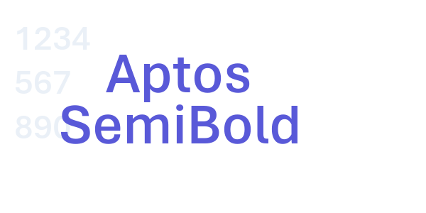 Aptos SemiBold font free