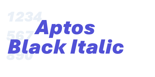 Aptos Black Italic-font-download