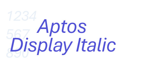 Aptos Display Italic-font-download