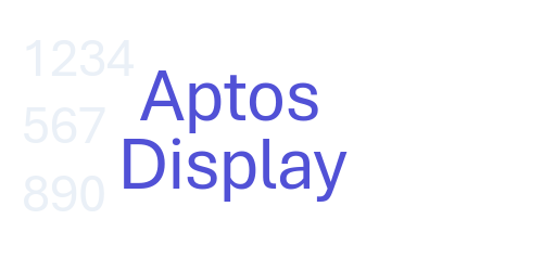 Aptos Display-font-download