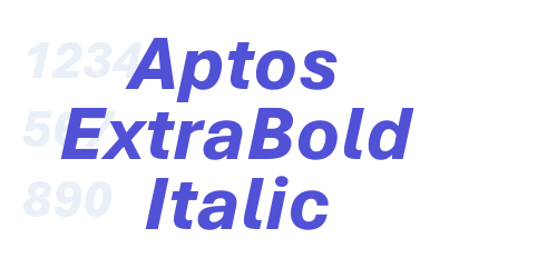 Aptos ExtraBold Italic-font-download